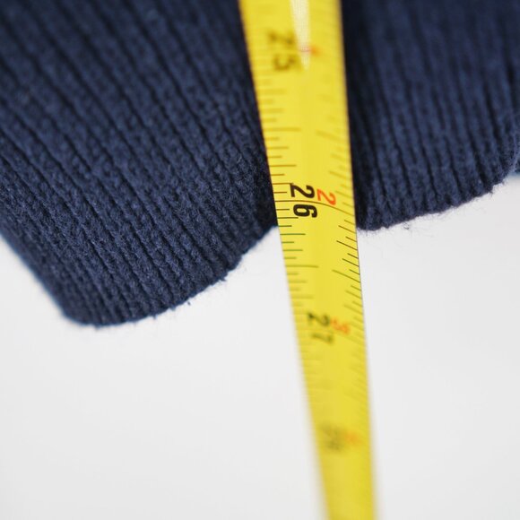 Brandy Melville Cotton Knit block Striped Sweater blue white 160 84A Size 14 - Picture 8 of 9